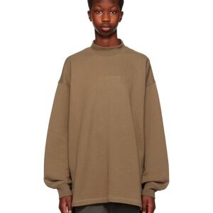 Essentials Taupe Relaxed Sweatshirt